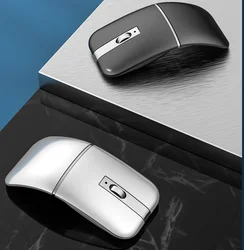 Распродажа 2021, складная беспроводная мышь, складная беспроводная мышь, Офисная легкая Портативная Беспроводная складная Двухрежимная мышь для ноутбука