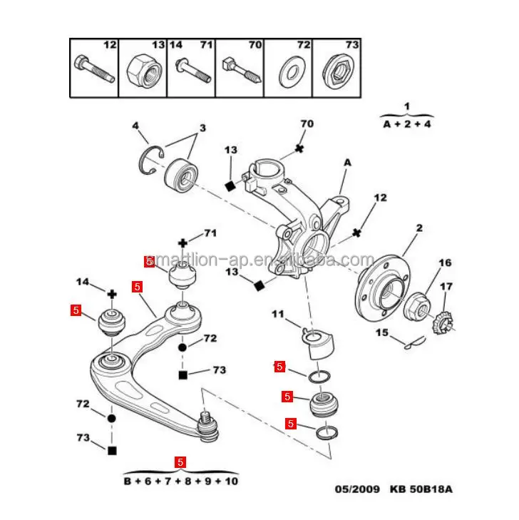 Cast Steel Control Arm Track Control Arm 3521R9 3521.R9 3521C8 3521P8 ...