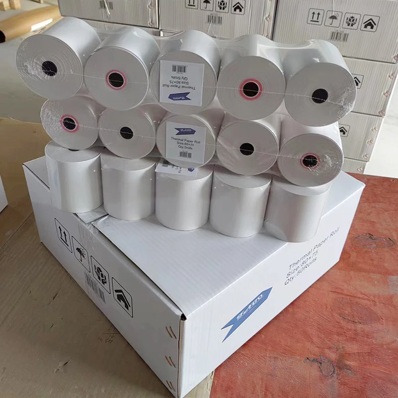 48 Gsm 57x38 80x80 2 1/4x50 3 1/8x230大卷轴汉索尔热敏纸大卷印刷 - Buy Thermal Paper  Jumbo Rolls,48 Gsm Thermal Paper,Thermal Paper Jumbo Rolls For Printing  Product on Alibaba.com