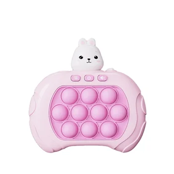 Best Selling Cute Rabbit Stress Relief Toys For Children Quick Push Game Pop Fidget Toy For Kids