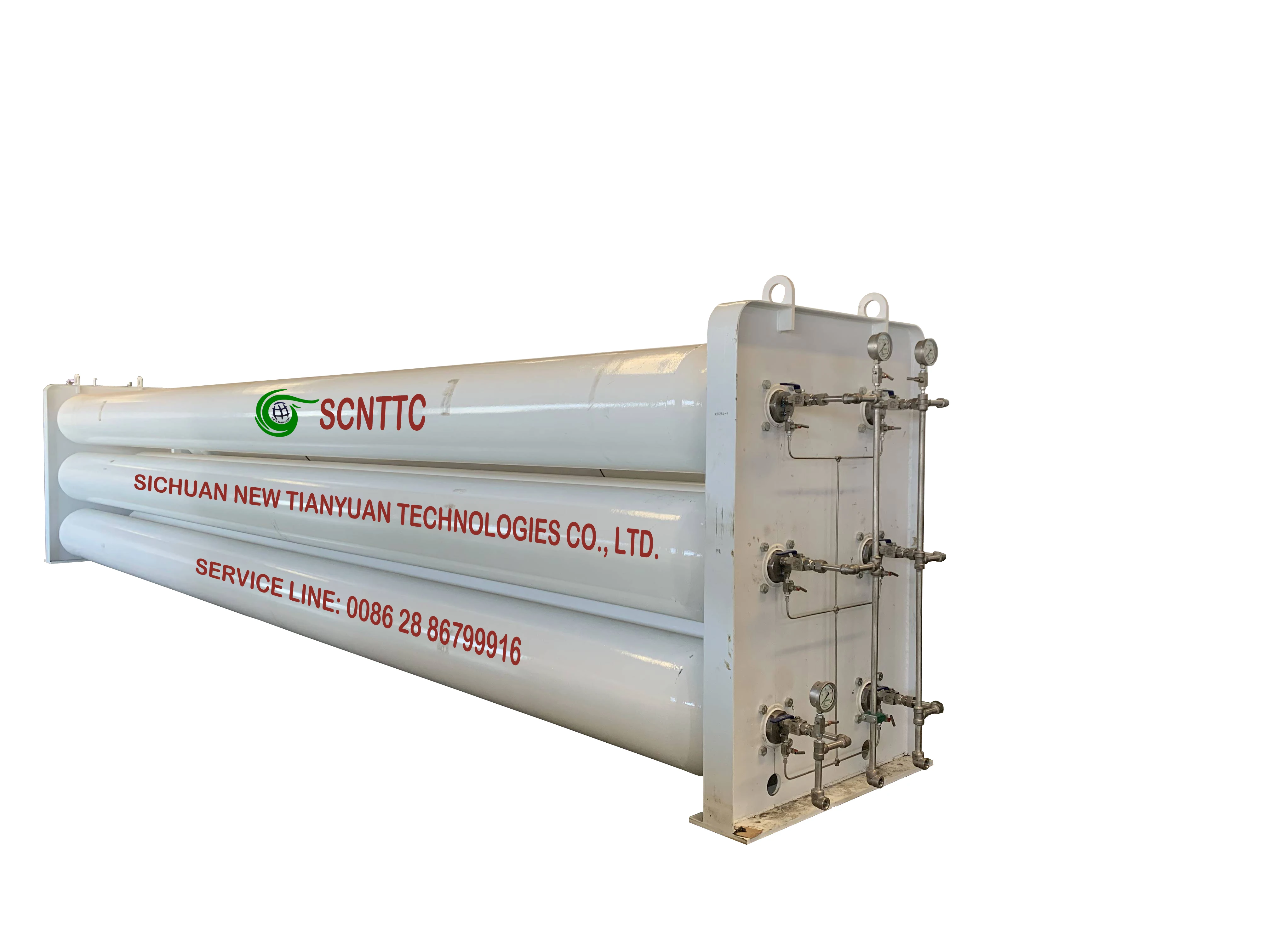 Каскад для хранения СНГ Джамбо-труб грузоподъемностью 6750L