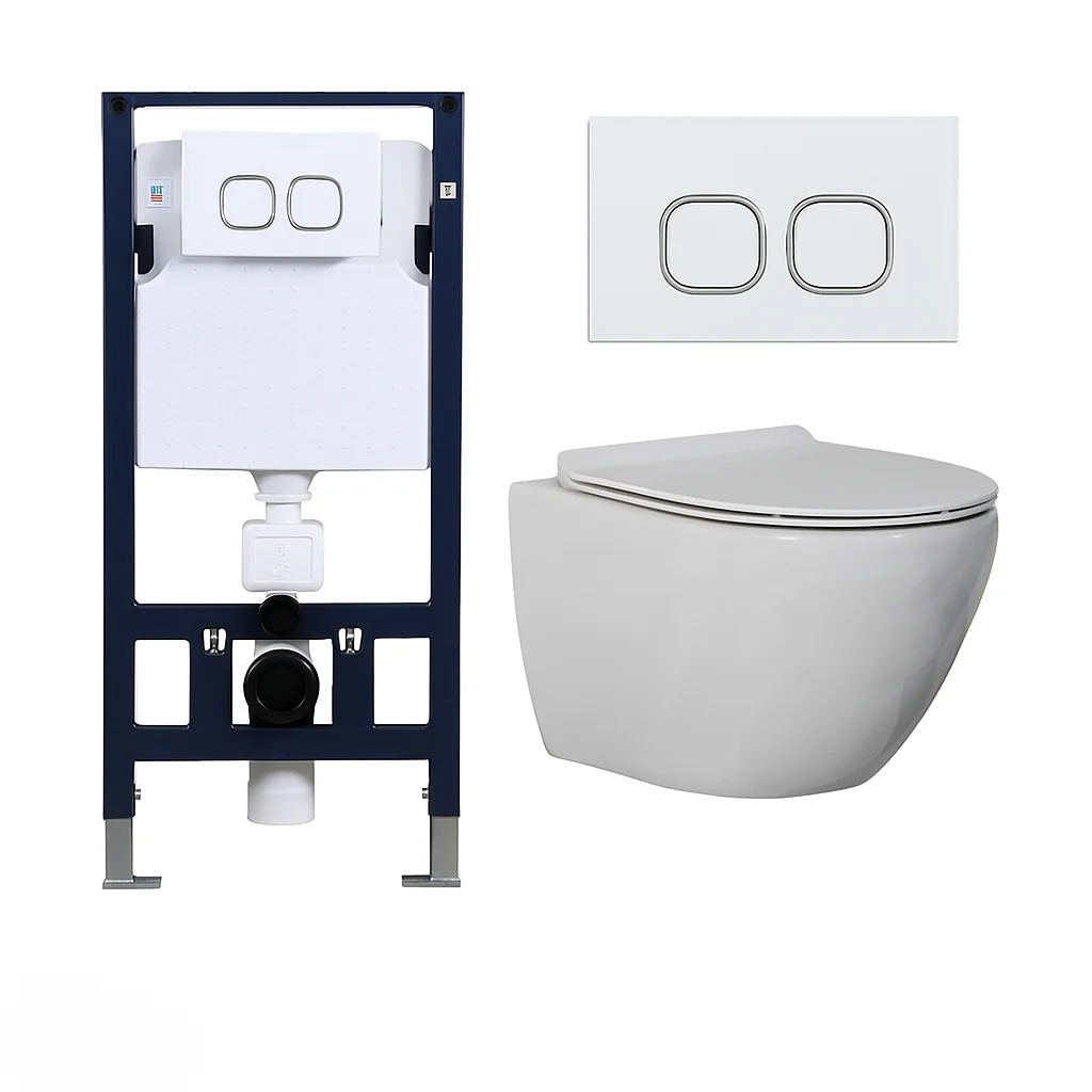 wall mounted water saver toilet