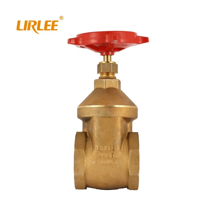 LIRLEE Durable Water Control Handwheel Stem Extension Bronze Kuningan Gate Valve