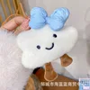 Blue bow cloud pendant