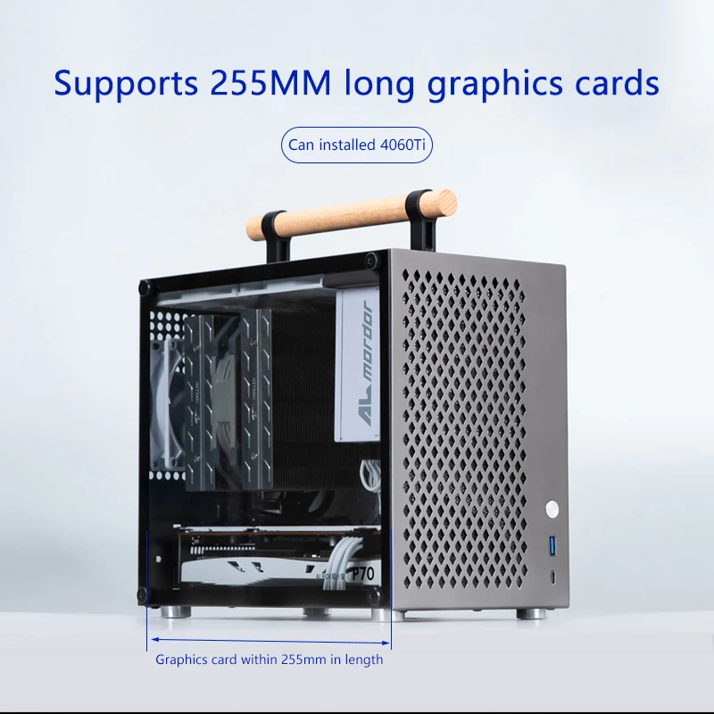 Computer Case FH05 HTPC For Case Small Form Factor Mini-ITX Micro