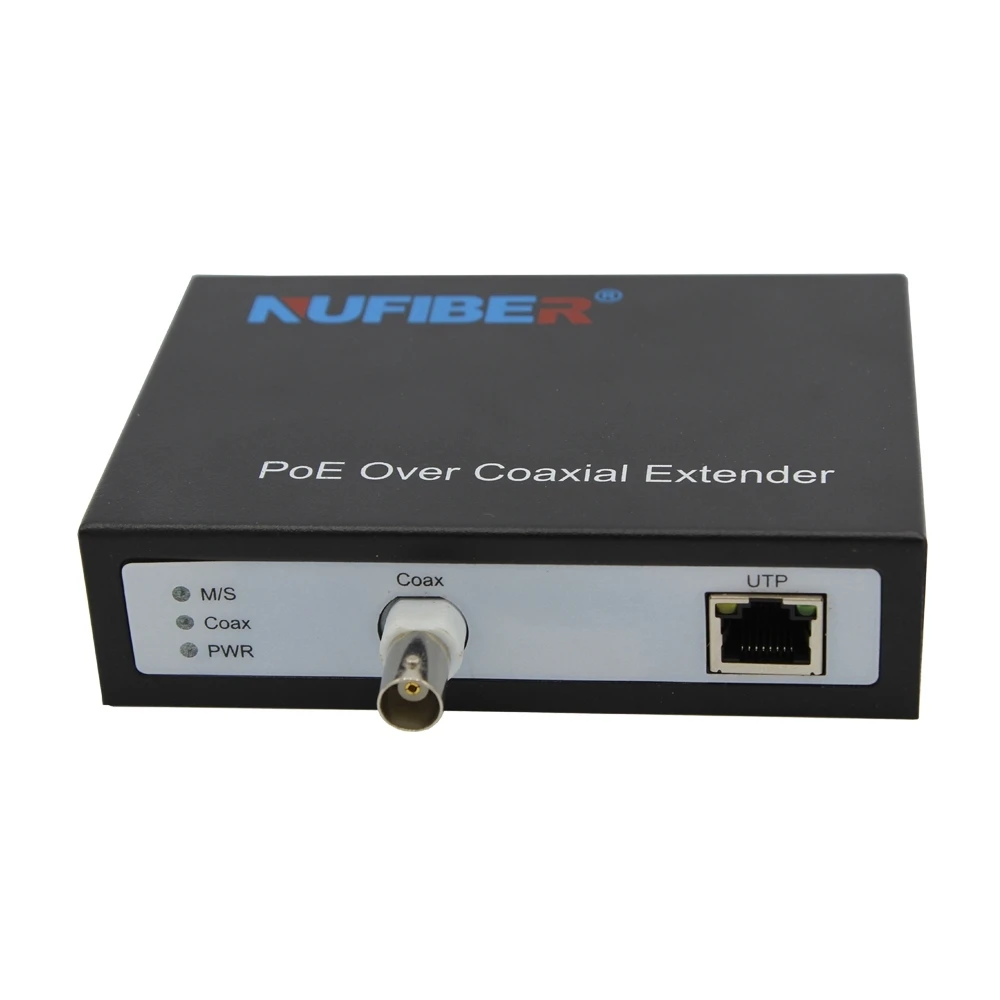 POE UTP to BNC Converter Ethernet over Coax Extender for ip camera