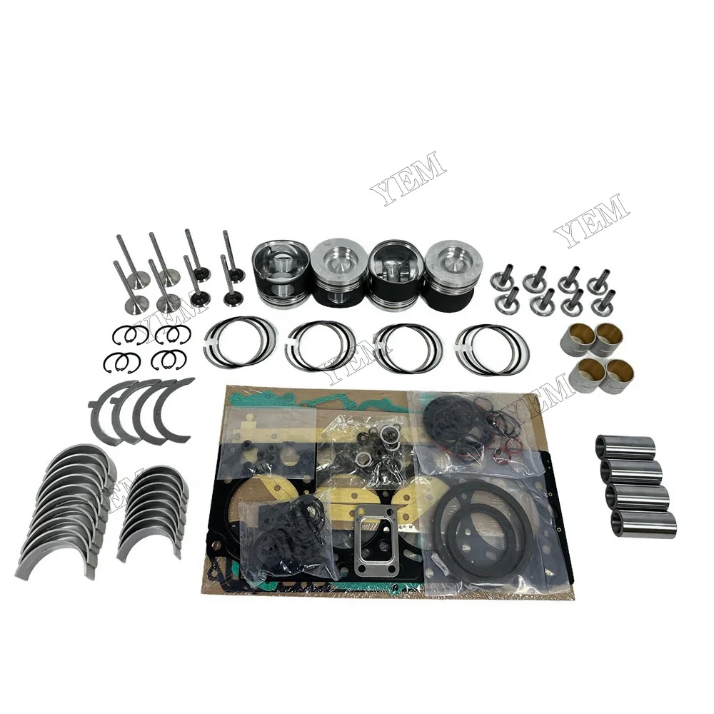 For Volvo D4D Repair Kit With Piston Rings Bearing Valves Cylinder Gasket Engine Parts Whole Sale