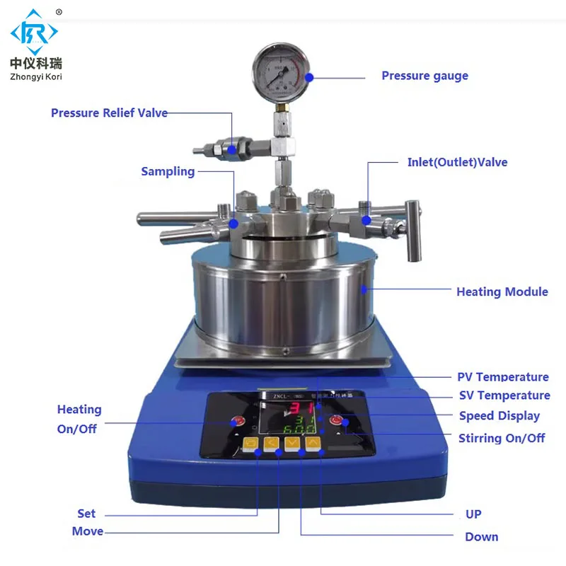 Lab Hydrothermal Autoclave Reactor 100ml - Buy Hydrothermal Synthesis ...