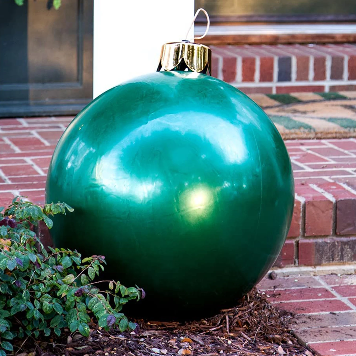 30 Inches Large Inflatable Oversized Christmas Ornament Use As Festive