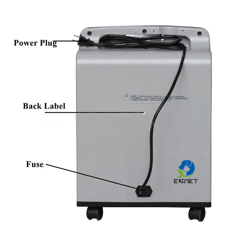EUR PET Factory Direct Sale Animal Hospital Anesthesia Surgery Use Device Veterinary Oxygen Concentrator for Medical Clinic