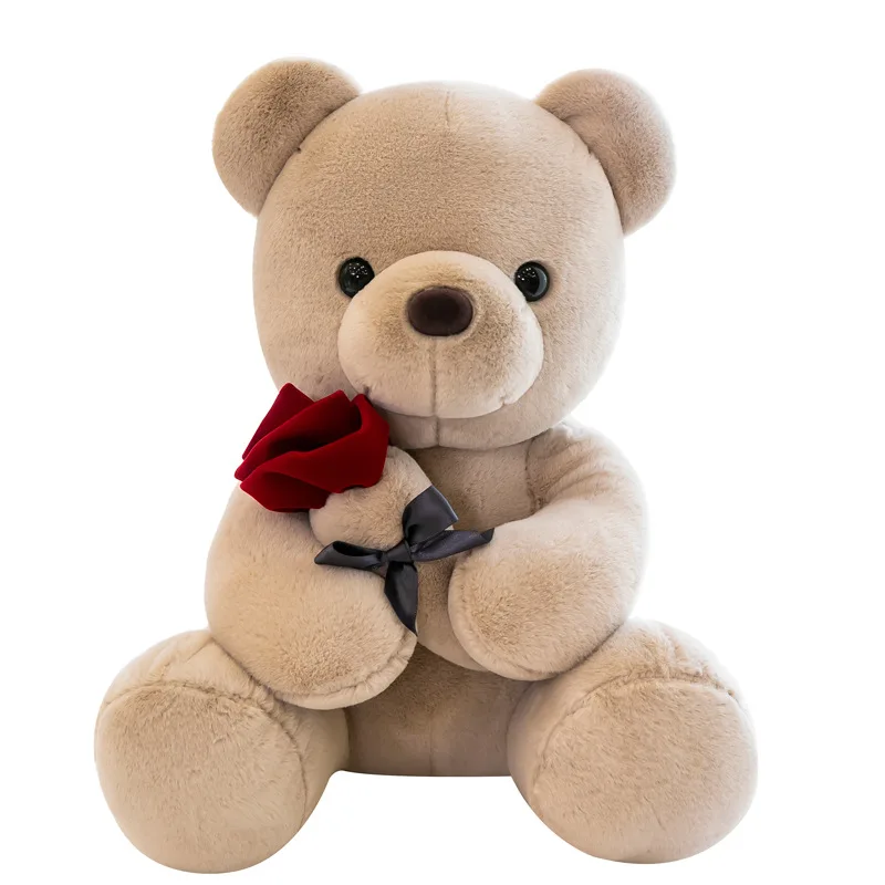 Kawaii Rose Teddy Bear - Perfect Gift for Kids & Adults