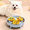 Windmill Slow Food Bowl Blue and Yellow
