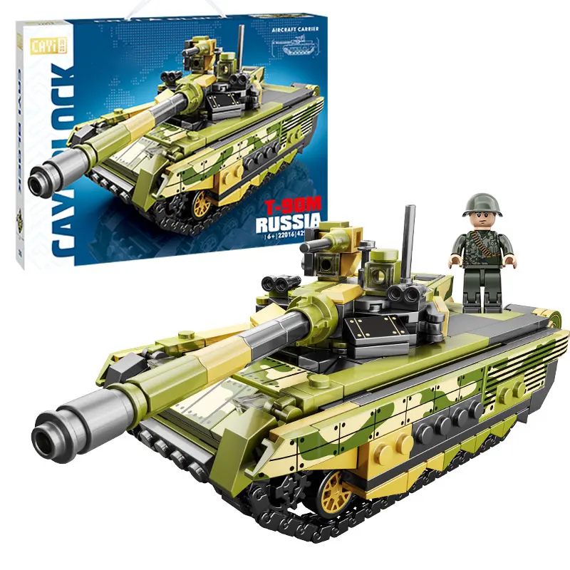 2023 New arrivals ww2 Russia military series model tank building blocks toys