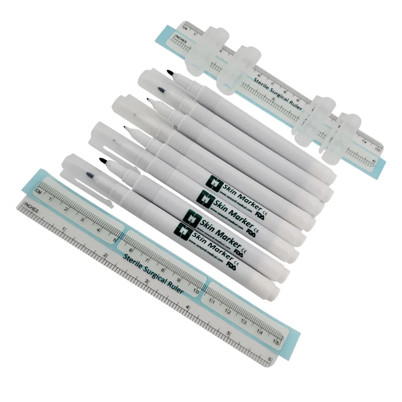 Professional Marker Pens Touch Medical Magic Marker Pens Use Body Marker for Surgical Labeling