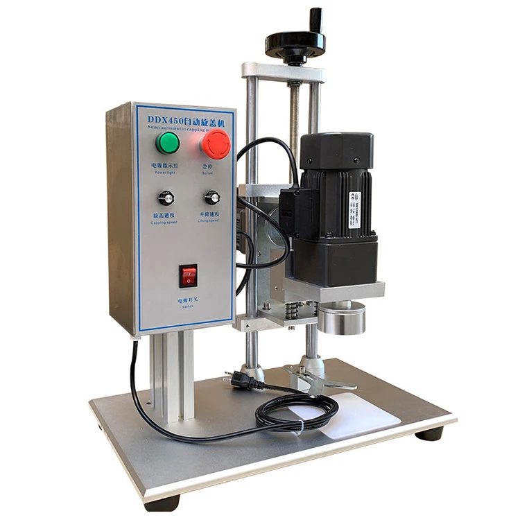 Semi Automatic Table Top Small Dropper Bottle Capping Machine for Essential Oil Eye Drop