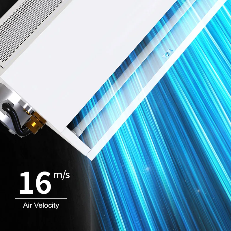 Explosion-proof Industrial Air Curtain with 380/400 VAC Power 3000m³/h Airflow and Ex dIIC T4Gb Certification