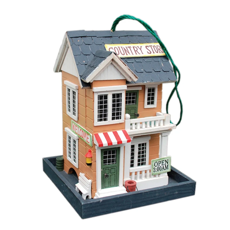 Производитель оптовая продажа Уникальный большой открытый красочный кормушка для птиц от китайского завода