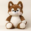 Bébé nu brun husky qui court