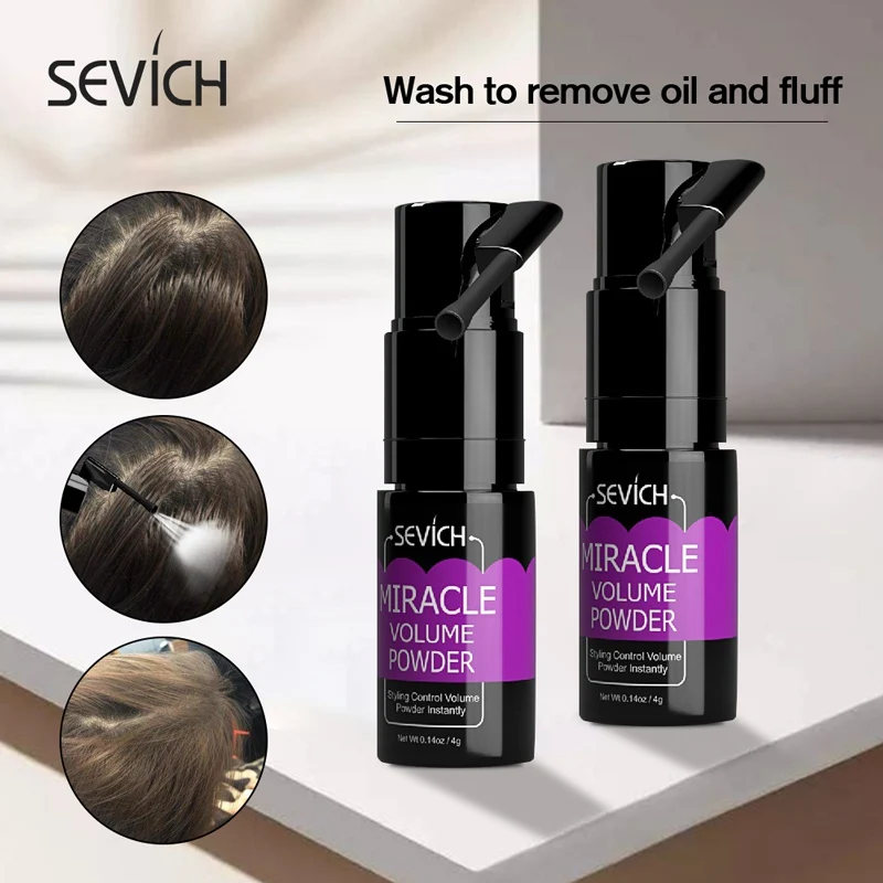 Sevich Volume Powder Private Label Custom Logo Texturizing Fluffy 4g Hair Styling Powder for Men