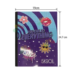 Cheap Bulk Soft Cover Notebooks Wholesale New Custom Design Exercise Books 100sheets B5 Size School Composition Book for Student