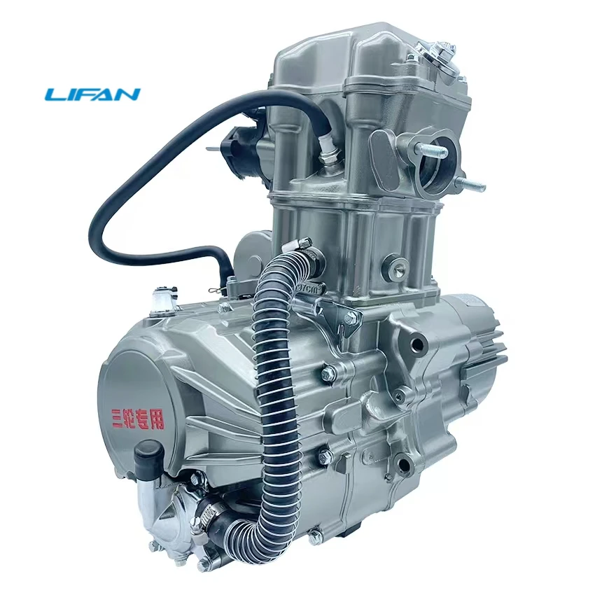 Oem Lifan 200cc Motorcycle Engine Assembly 5-speed Transmission Starter