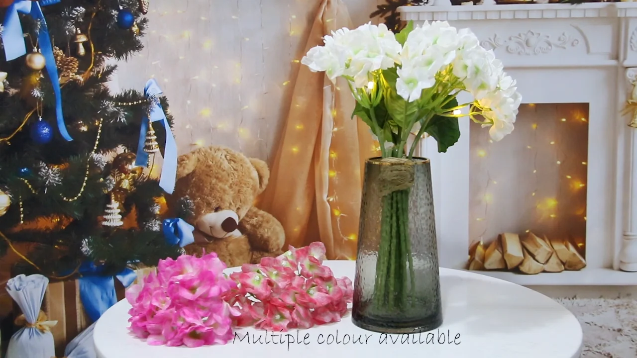 Flores Artificiales Para Decoración De Bonsái,Luz Led Para Decoración