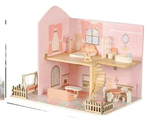 Children's Wooden Bedroom Furniture Baby Role Play Wood Toy