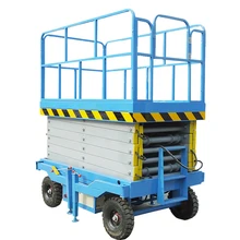 vertical lift platform rough terrain self propelled scissor lift track mobile work platform rigid chain lifting machine