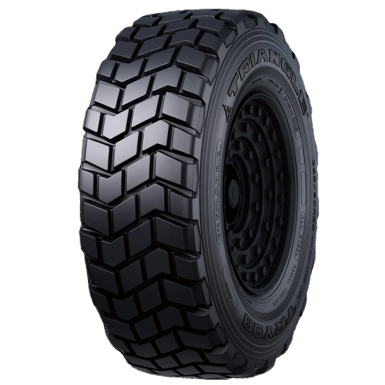 ยางรถบรรทุก MPT แบบวิ่งต่อได้สำหรับใช้งานนอกถนน TBR 375/70R20 405/70R20 RUN FLAT