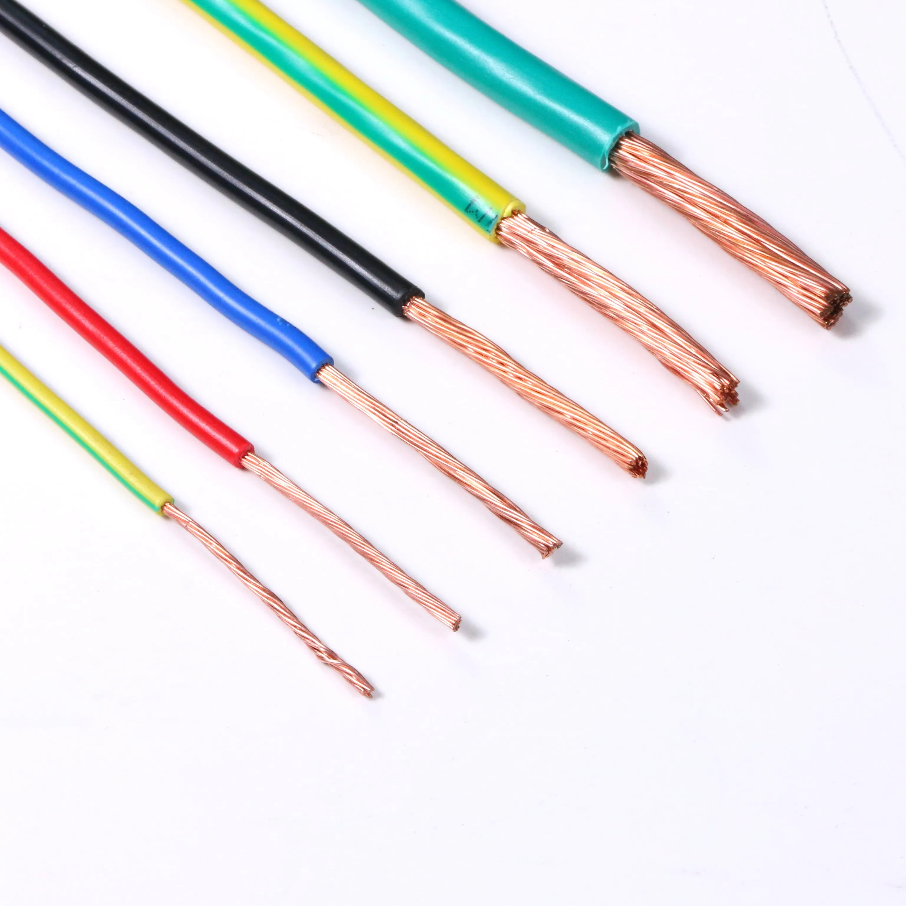Single Core House Wire Bv/bvr H07vr Cable Pvc House Copper Wire H07vk