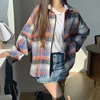 0033 thick style-orange plaid