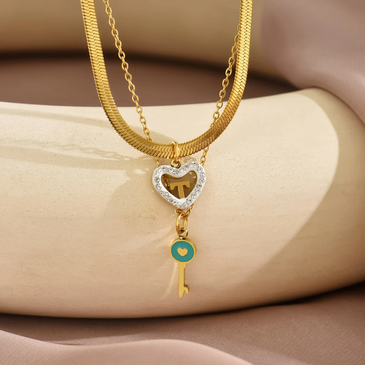 Elegant Cross Border Women's Collarbone Necklace