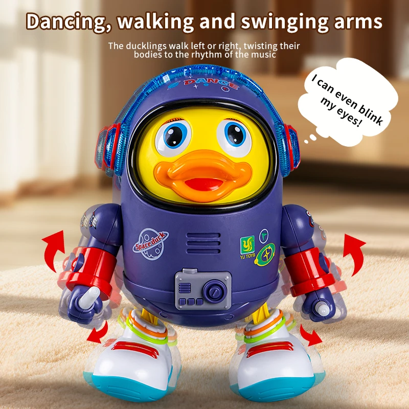 Cute Electronic Dancing Robot Toy Musical Duck for Kids Babies