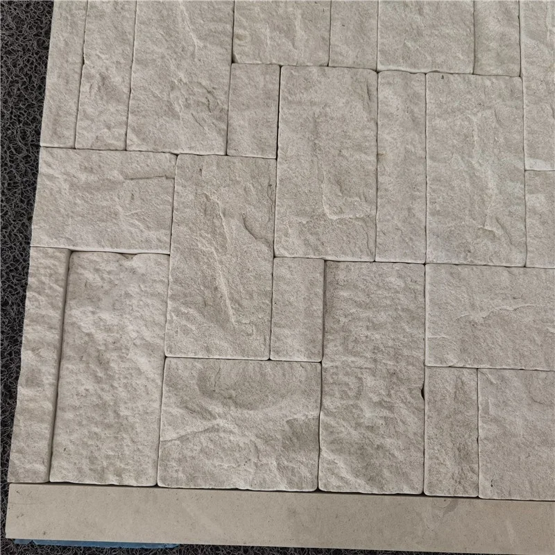 product tile carrelage pavers beige wall black stone veneer limestone limestone-4