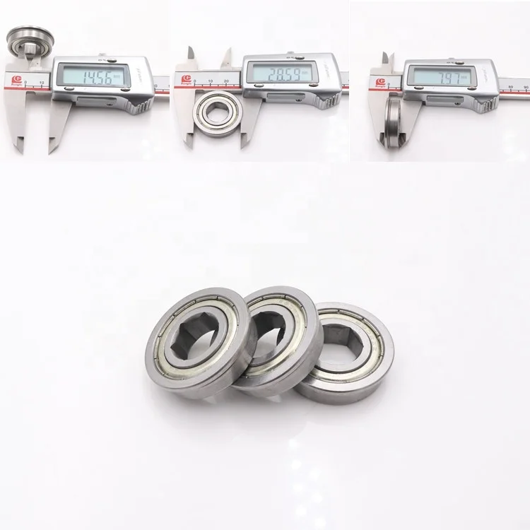 Half Inch Hexagonal FR8ZZ Flanged Hex Bore Bearing FR8zz Hex Hole Bearing 1/2 Inch Hex Bearing with Flange FR8 FRC Robot Team
