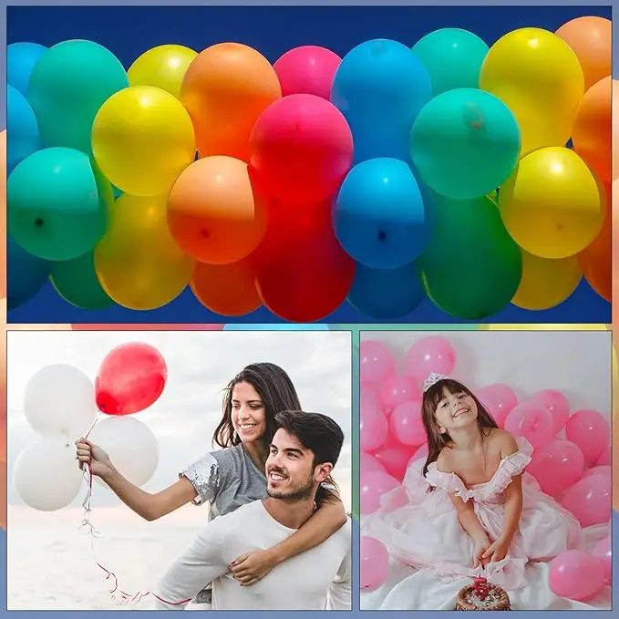 Long Neck Balloon Bulk Distributor Stuffing 5/9/10/12/18/36 Inch Round Latex Balloons