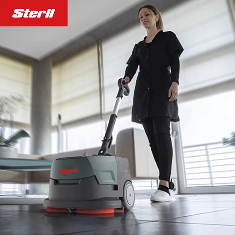 SX380 Household Cleaning Floor Scrubber Small Floor Cleaning Machine Flexible Hand Push Floor Scrubber