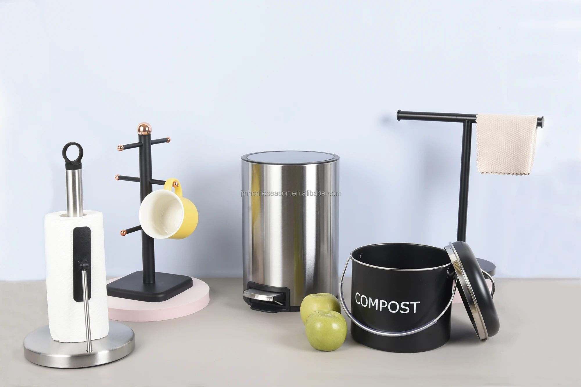 Black Kitchen Tissue Paper Towel Holder With Spring Wing Buy Kitchen