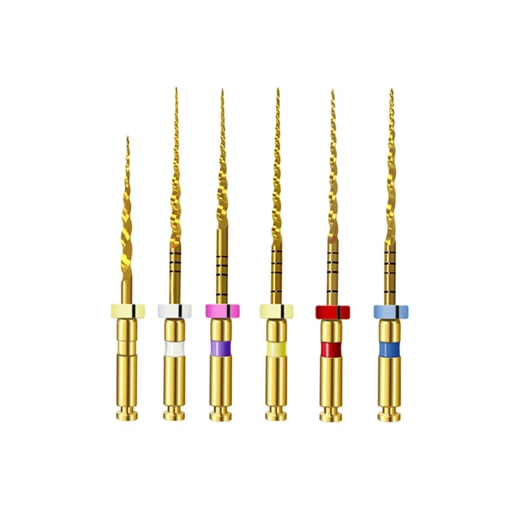 Niti Denta Heat Activation Rotary Files teeth root canal file with high Flexibility Root Canal Forming System