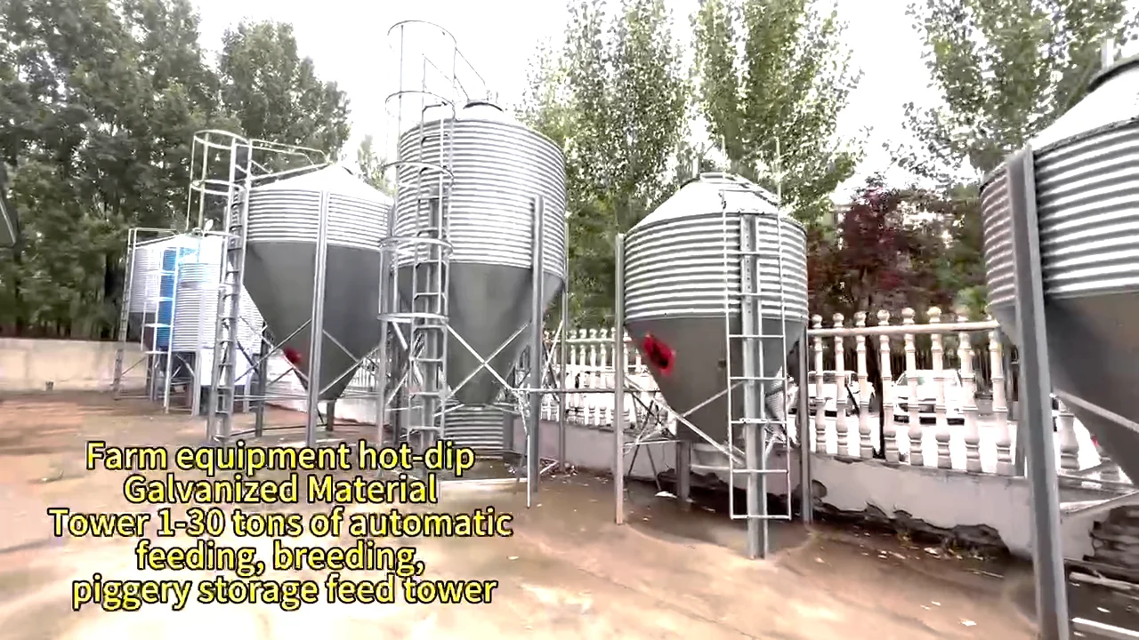 Farm Used 3t 5t 10t 20t Galvanized Feed Silo Steel Grain Silo For
