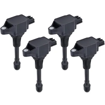Ignition Coil Pack UF549 & Spark Plugs 9029 for Nissan Altima Rogue Sentra Cube Versa NV200 1.6L 1.8L 2.0L 2.5L 22448JA00A