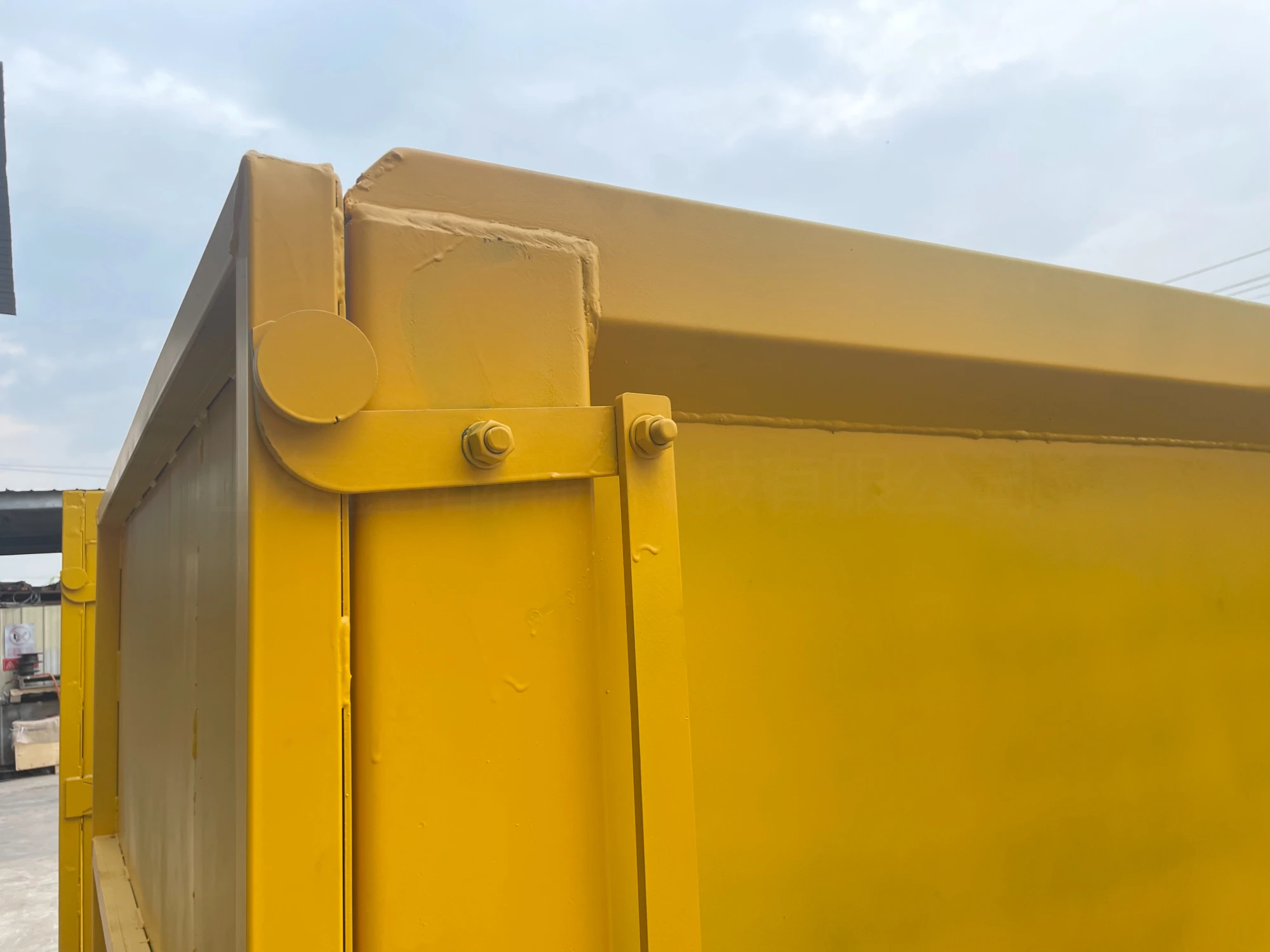 Stackable Open Top Refuse Collector Roll Off Dumpster Waste Bin With