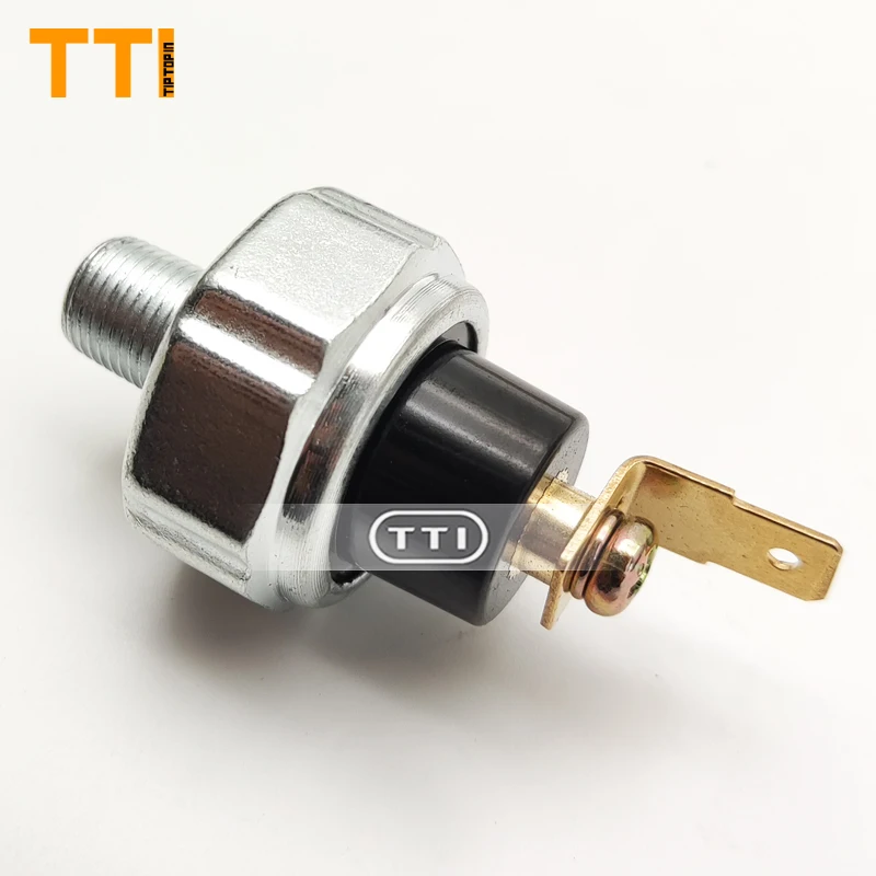Oil Pressure Gauge Sender Car Engine Oil Pressure Sensor 3015237 1Pin Singel Head Switch 1 8npt Thread