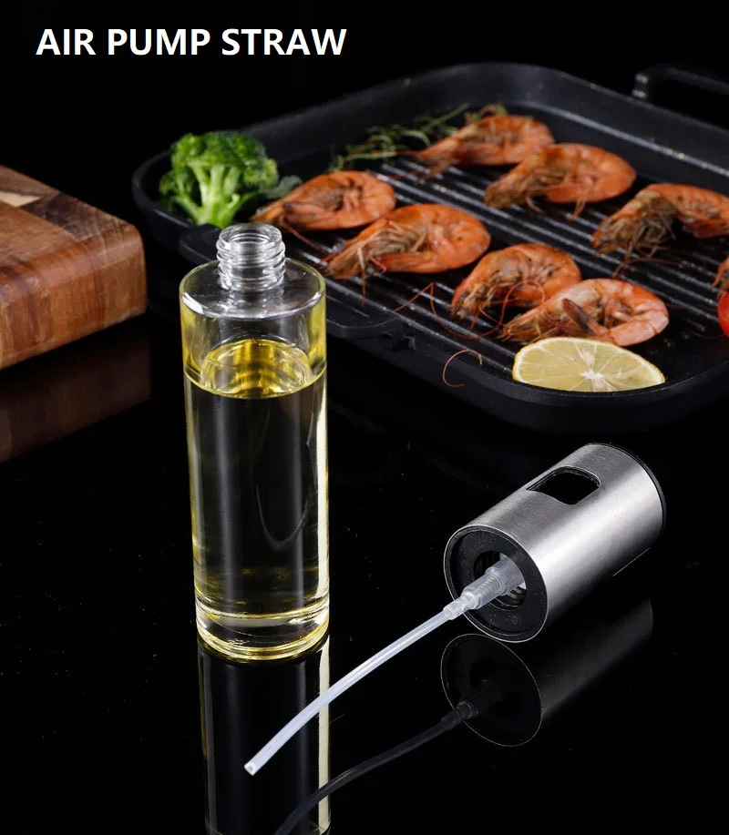 Stainless Steel And Glass Edible Oil Sprayer Bottle Olive Oil Sprayer Mister Olive Oil Spray