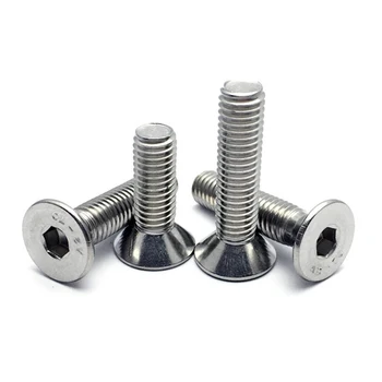 Din 7991 Domed Screws Slotted Hexagon Sunk Round Hex Socket Countersunk ...