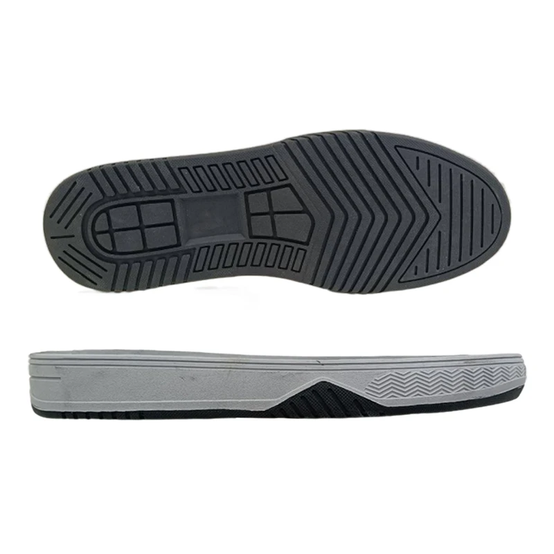 Suela de goma vulcanizada de doble Color, para zapatos deportivos