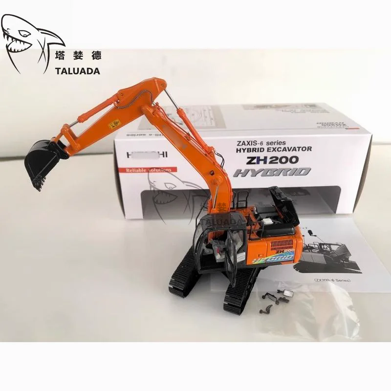 TALUADA HITACHI Alloy 1:50 Scale ZH200-6 Excavator Model Toy