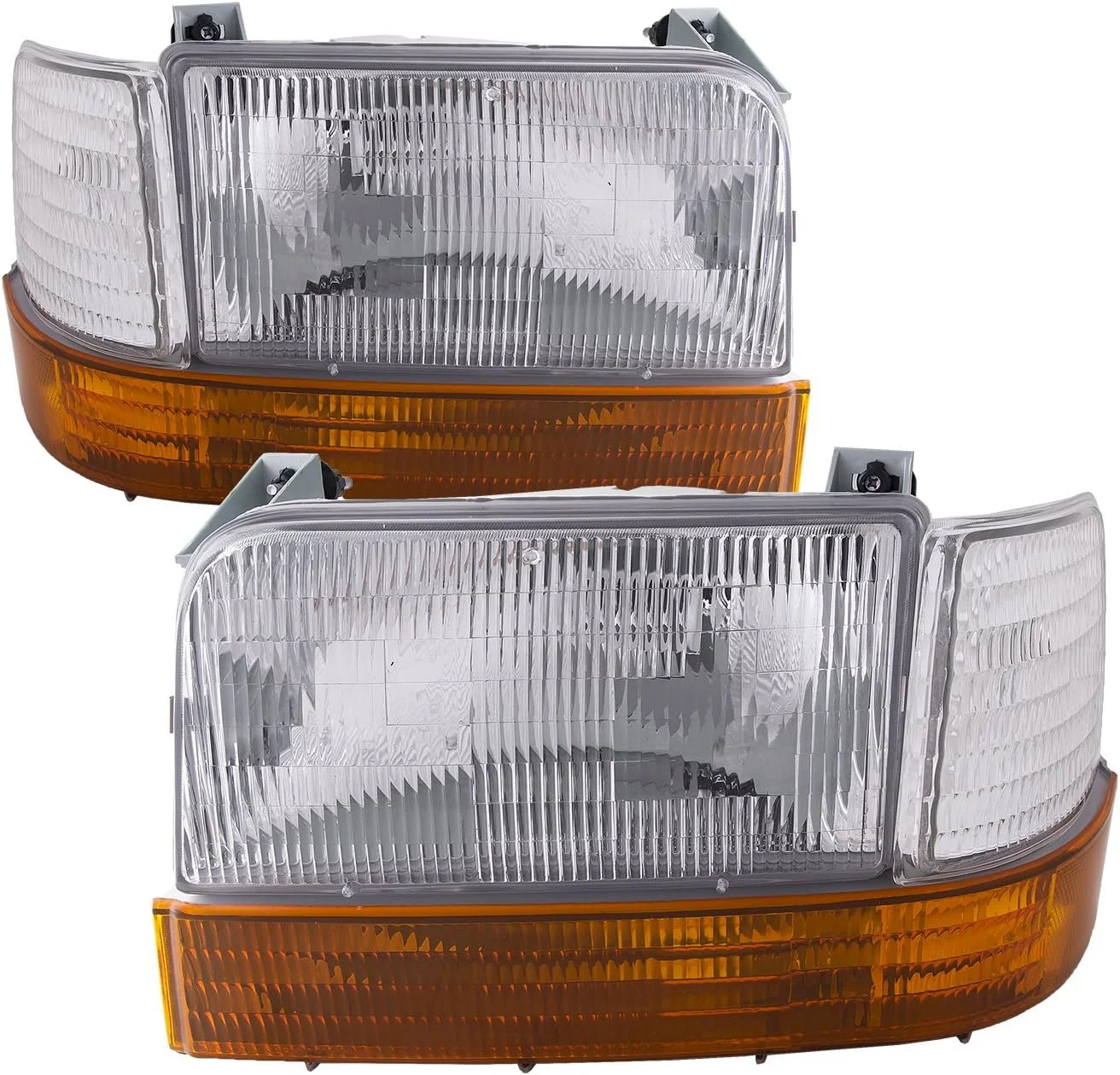 Headlghts Headlamps Par Left rght set for 92-94 Ford Tempo Mercury