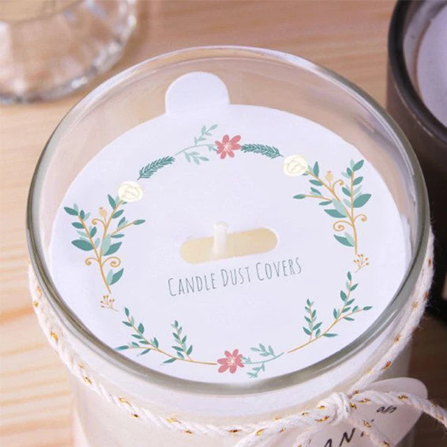 Candle Dust Cover Wholesale Custom Printing Eco Friendly Recycled White