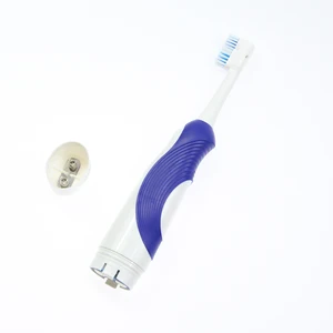 Wholesale Low Price Battery Powered Electric Toothbrush Adult Trending Round Head Hot Selling New Electronic Oral Brush